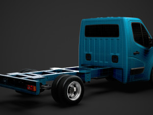 vauxhall movano singlecab dw e20 chassis 2014 Modelo 3D
