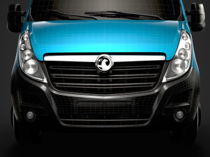 vauxhall movano singlecab dw e20 chassis 2014 Modelo 3D