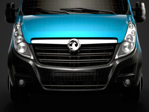 vauxhall movano singlecab dw e20 chassis 2014 3D Model