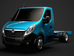 vauxhall movano singlecab dw e20 chassis 2014 3D Model