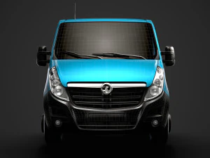 vauxhall movano singlecab dw e20 chassis 2014 3D Model