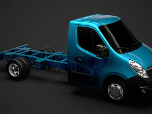 vauxhall movano singlecab dw e20 chassis 2014 3D Model