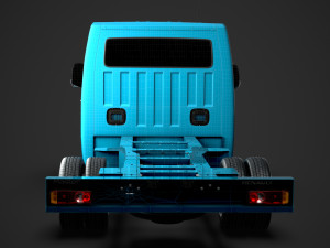 vauxhall movano singlecab dw e20 chassis 2014 Modelo 3D