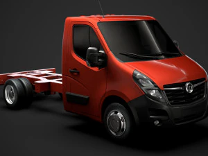Opel Movano cabina singola dw e20 telaio 2020 Modello 3D