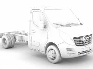vauxhall movano singlecab dw e20 chassis 2020 Model 3D