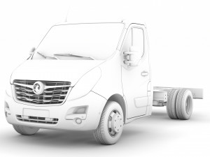 vauxhall movano singlecab dw e20 chassis 2020 Model 3D