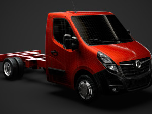 vauxhall movano singlecab dw e20 chassis 2020 Model 3D