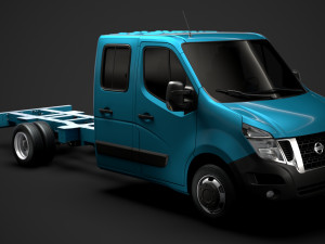 nissan nv400 crewcab dw e30 chassis 2014 3D Model