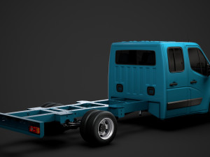 nissan nv400 crewcab dw e30 chassis 2014 3D Model