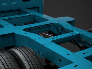 nissan nv400 crewcab dw e30 chassis 2014 3D Model