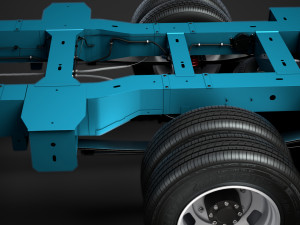 nissan nv400 crewcab dw e30 chassis 2014 3D Model