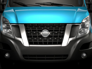 nissan nv400 crewcab dw e30 chassis 2014 3D Model