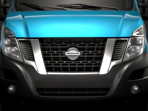 nissan nv400 crewcab dw e30 chassis 2014 3D Model