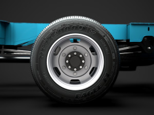 nissan nv400 crewcab dw e30 chassis 2014 3D Model