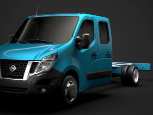 nissan nv400 crewcab dw e30 chassis 2014 3D Model