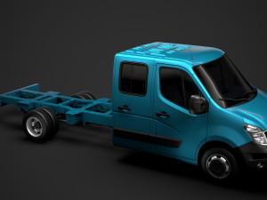 nissan nv400 crewcab dw e30 chassis 2014 3D Model