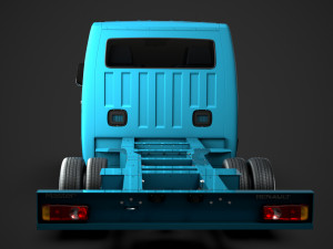 nissan nv400 crewcab dw e30 chassis 2014 3D Model