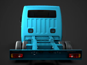 nissan nv400 crewcab dw e30 chassis 2014 3D Model
