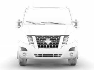 nissan nv400 crewcab dw e30 chassis 2014 3D Model