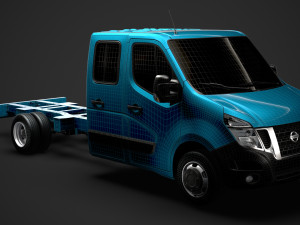 nissan nv400 crewcab dw e30 chassis 2014 3D Model