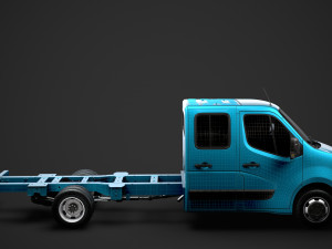 nissan nv400 crewcab dw e30 chassis 2014 3D Model