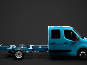 nissan nv400 crewcab dw e30 chassis 2014 3D Model
