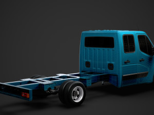 nissan nv400 crewcab dw e30 chassis 2014 3D Model