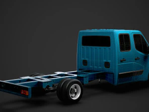 nissan nv400 crewcab dw e30 chassis 2014 3D Model