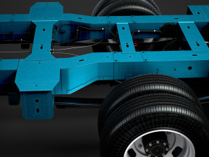 nissan nv400 crewcab dw e30 chassis 2014 3D Model