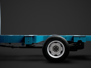 nissan nv400 crewcab dw e30 chassis 2014 3D Model