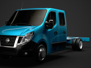 nissan nv400 crewcab dw e30 chassis 2014 3D Model