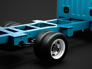 nissan nv400 crewcab dw e30 chassis 2014 3D Model