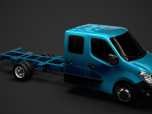 nissan nv400 crewcab dw e30 chassis 2014 3D Model