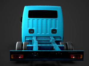 nissan nv400 crewcab dw e30 chassis 2014 3D Model