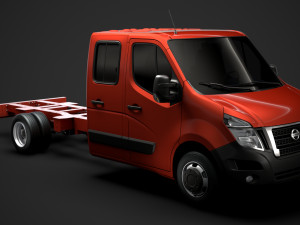 nissan nv400 crewcab dw e30 chassis 2020 3Dモデル