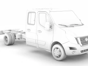 nissan nv400 crewcab dw e30 chassis 2020 3D Model