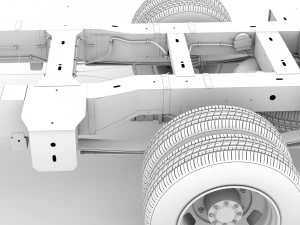 nissan nv400 crewcab dw e30 chassis 2020 3D Model