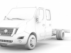 nissan nv400 crewcab dw e30 chassis 2020 Model 3D