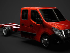 nissan nv400 crewcab dw e30 chassis 2020 3D Model