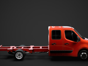 nissan nv400 crewcab dw e30 chassis 2020 Model 3D