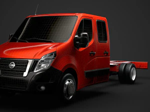 nissan nv400 crewcab dw e30 chassis 2020 3D Model