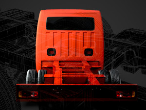 nissan nv400 crewcab dw e30 chassis 2020 Model 3D