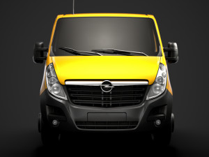opel movano crewcab dw e30 chassis 2014 Modelo 3D