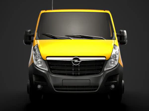 opel movano crewcab dw e30 chassis 2014 3D Model
