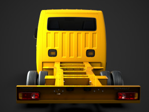 opel movano crewcab dw e30 chassis 2014 Modelo 3D