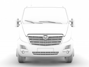 opel movano crewcab dw e30 chassis 2014 Modelo 3D