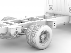 opel movano crewcab dw e30 chassis 2014 Modelo 3D