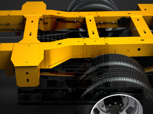 opel movano crewcab dw e30 chassis 2014 Modelo 3D