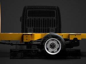 opel movano crewcab dw e30 chassis 2014 Modelo 3D