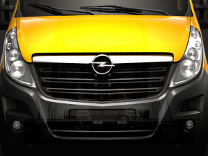 opel movano crewcab dw e30 chassis 2014 Modelo 3D